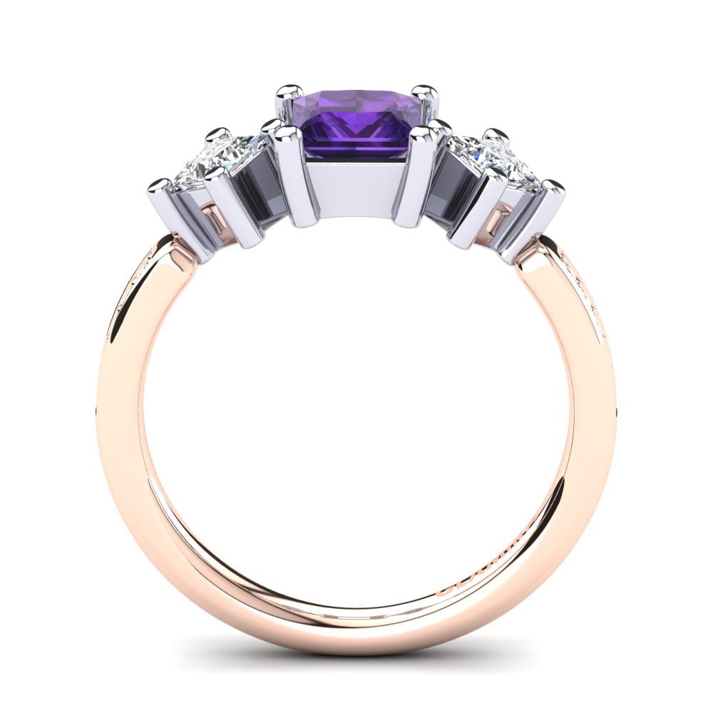 Amatista Anillo de compromiso Amary