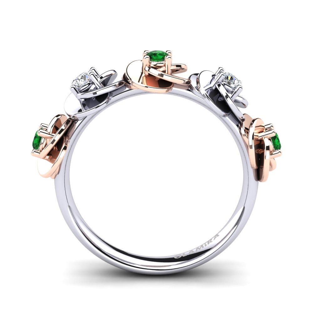 Circonita Verde Anillo Anselma