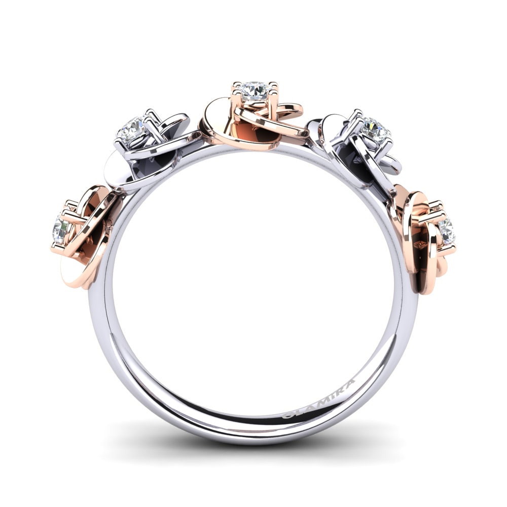 Labor-gezüchteter Diamant Ring Anselma