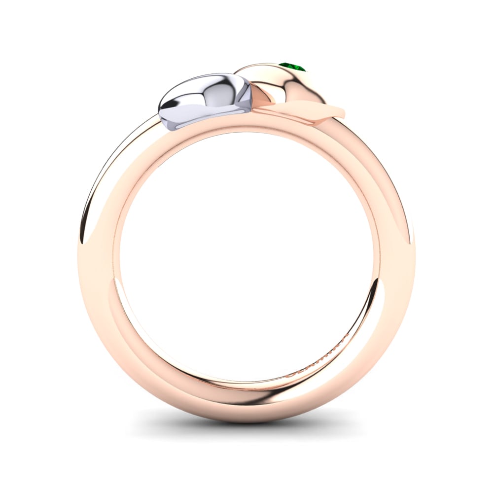 Green Zirconia Knuckle Ring Anthia