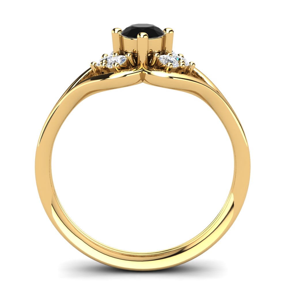 Black Sapphire Ring Bernelle