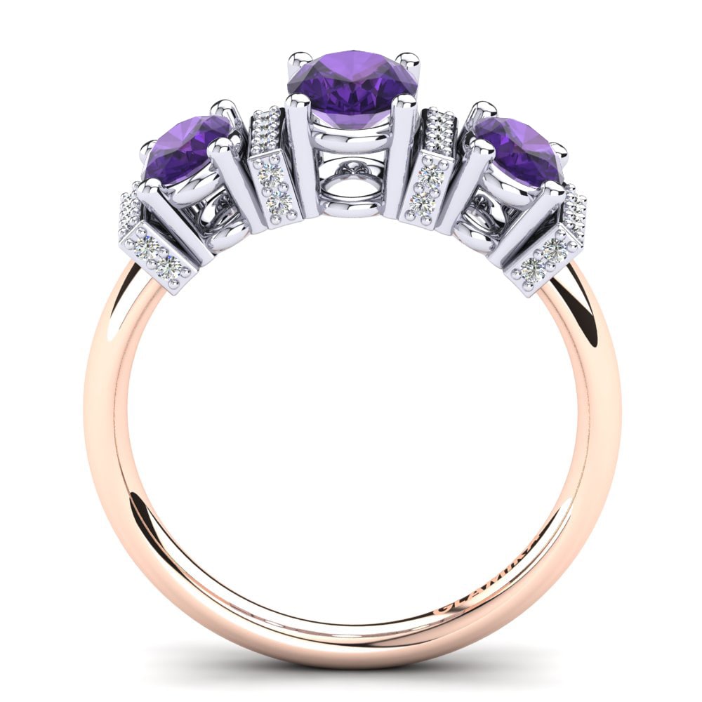 Amatista Anillo de compromiso Jaluite
