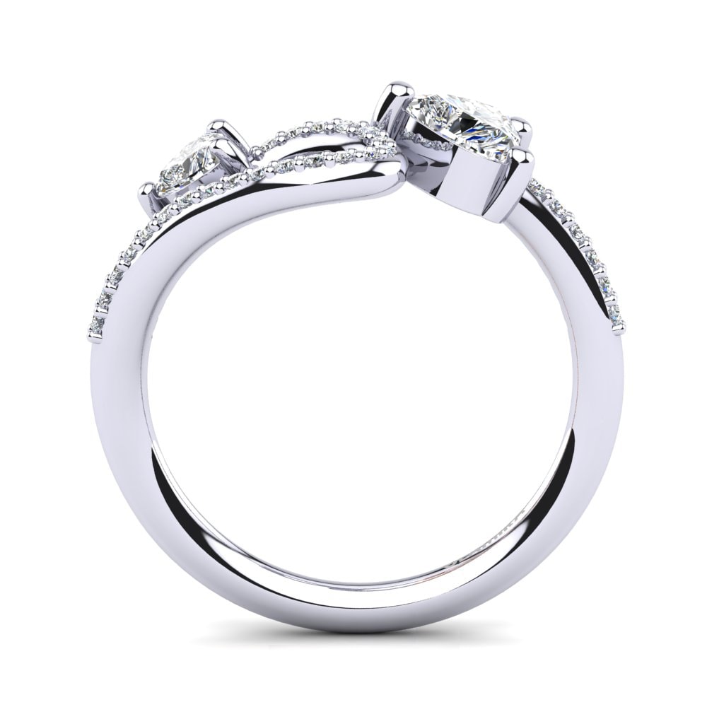 White sapphire Ring Bojana