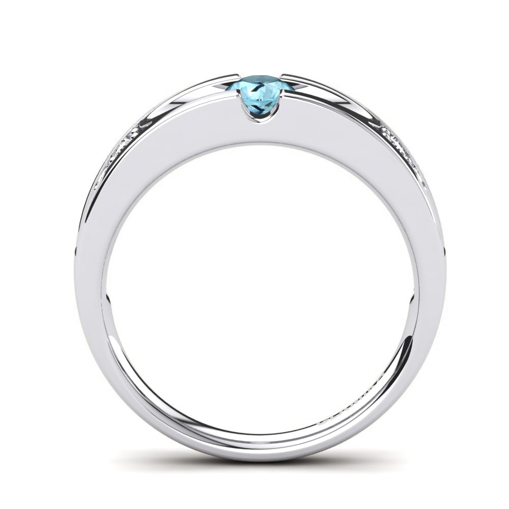 Aquamarine Engagement Ring Clarinda