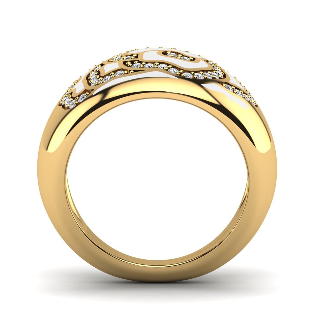 Gelbgold 375 Ring Costanza