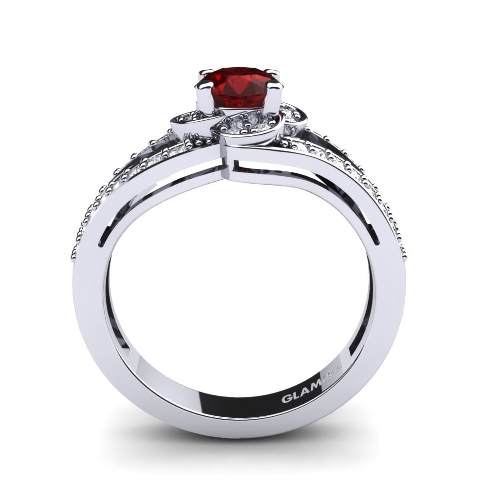 Circonita Roja Set de Anillos Blooming Anillo A