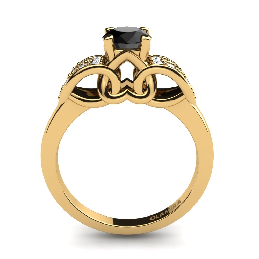 Ónix Negro Set de Anillos Courteous Anillo A