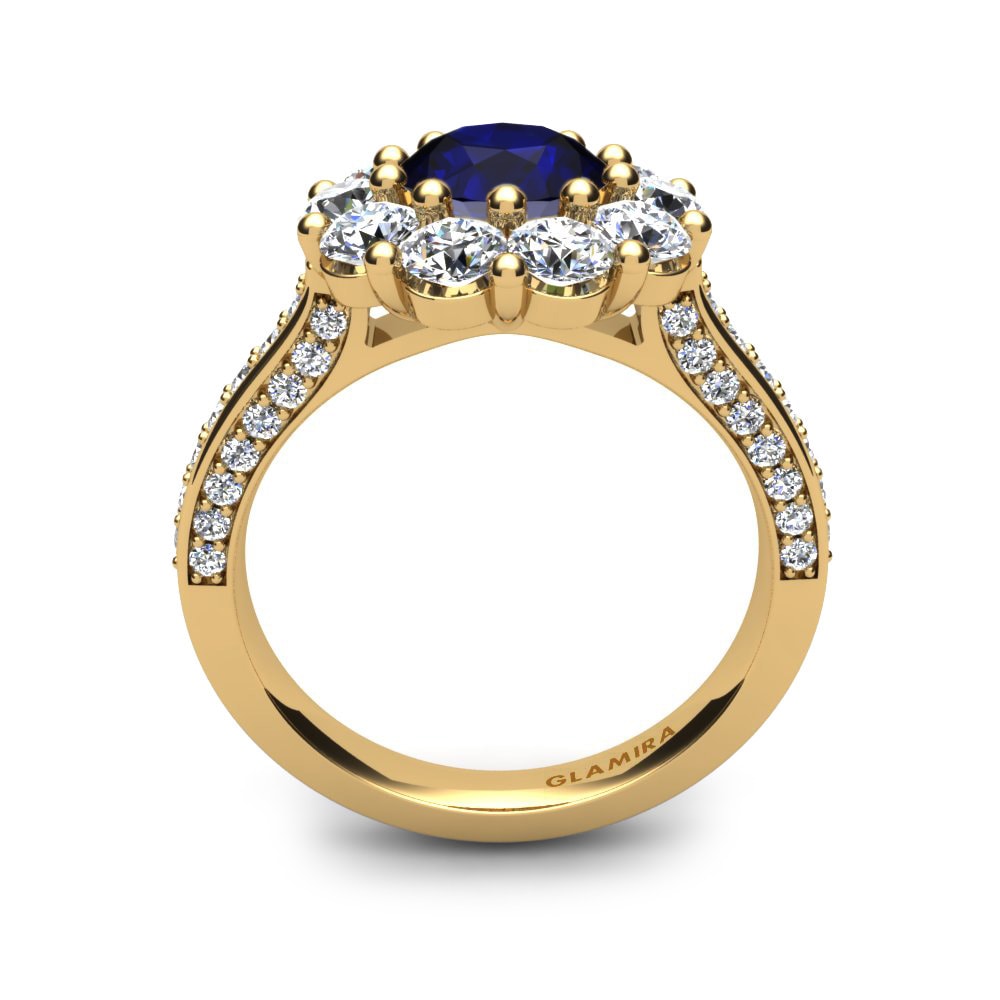 Zafiro Anillo de compromiso Rosie