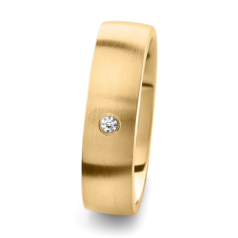 14k Yellow Gold Women's Wedding Ring Immortal Star
