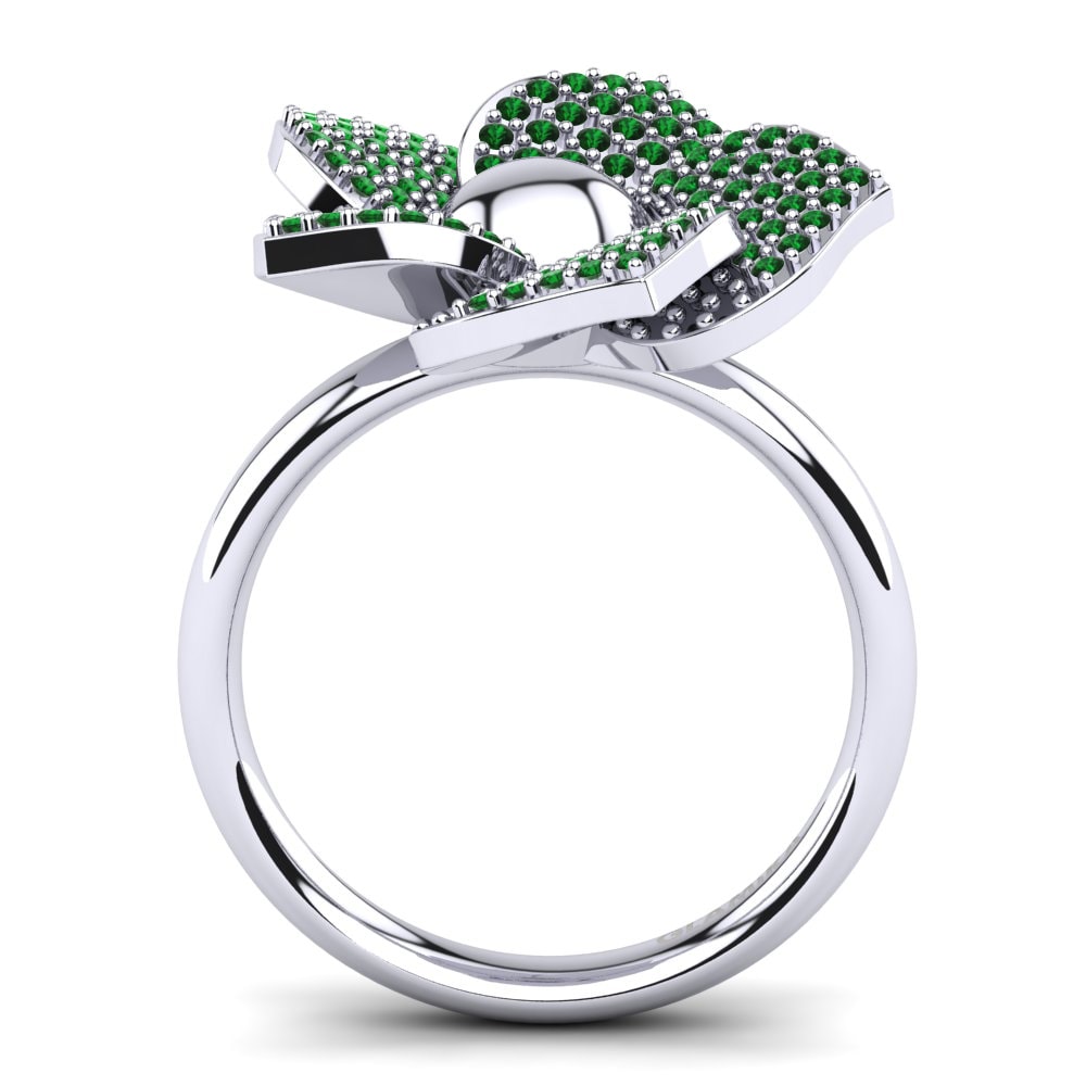 Circonita Verde Anillo Darci