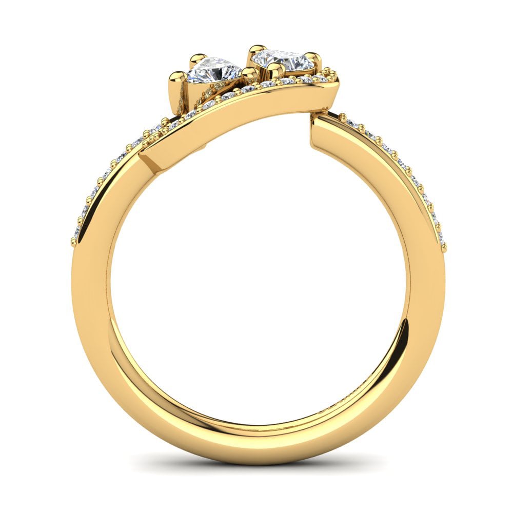 White sapphire Ring Despoina