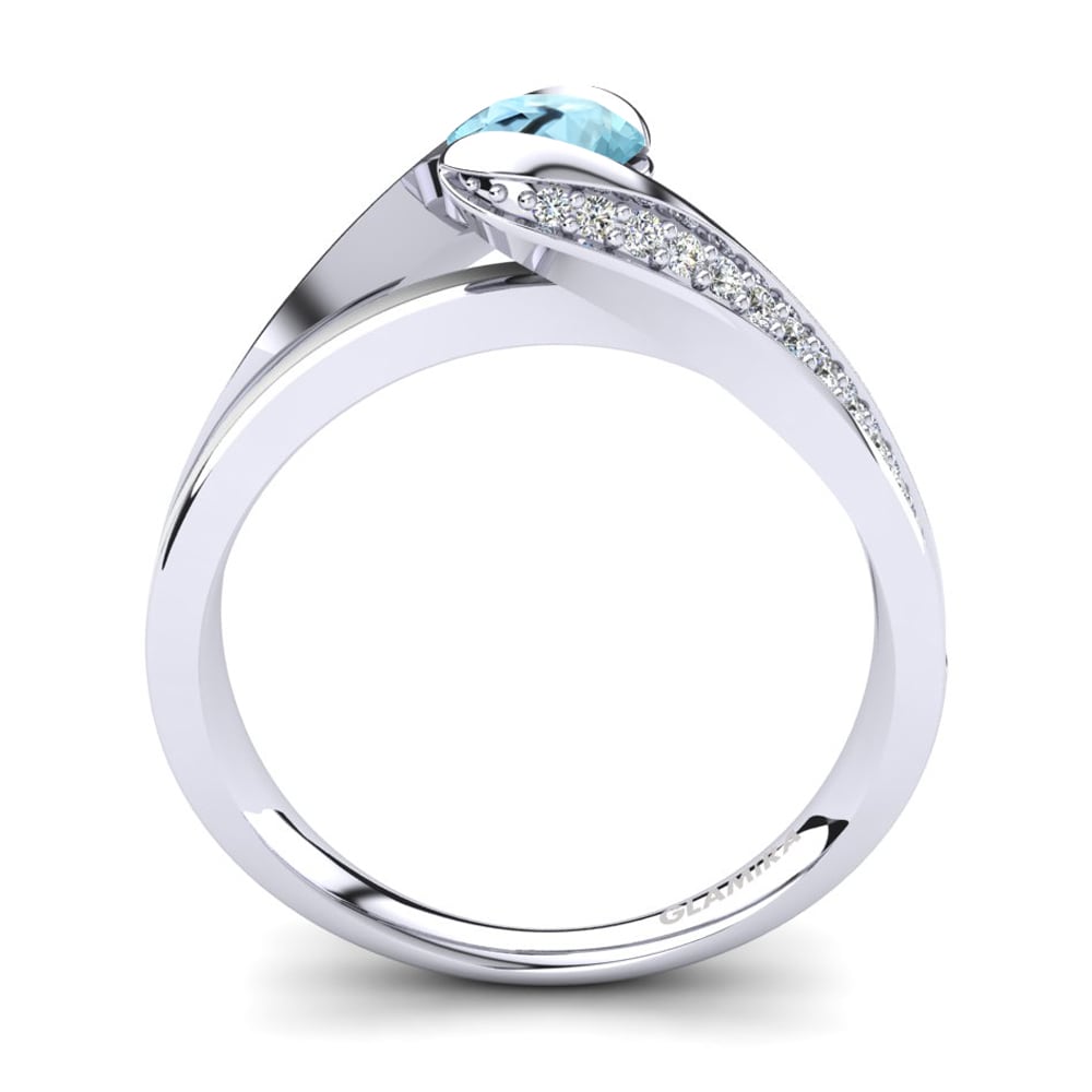 Aquamarine Engagement Ring Arnalda