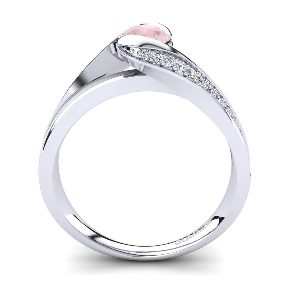 Rose Quartz Engagement Ring Arnalda