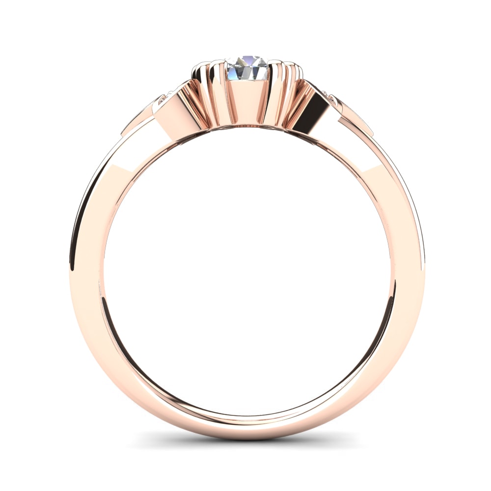 14ct Rose Gold Engagement Ring Anaiel