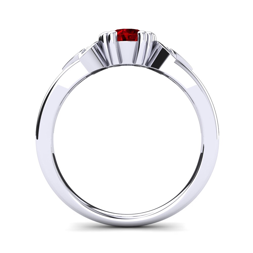 Ruby (Lab Created) Engagement Ring Anaiel