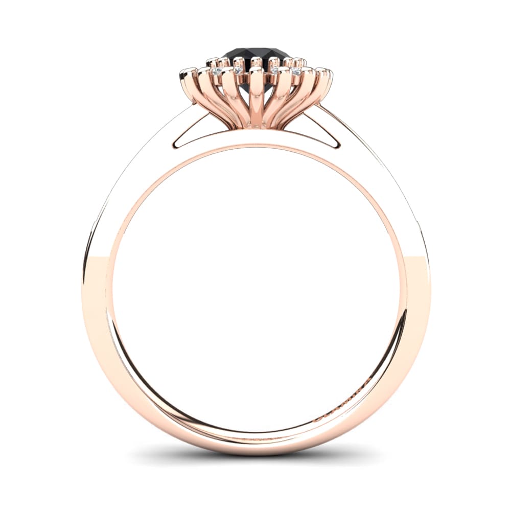 14ct Rose Gold Engagement Ring Cipriana