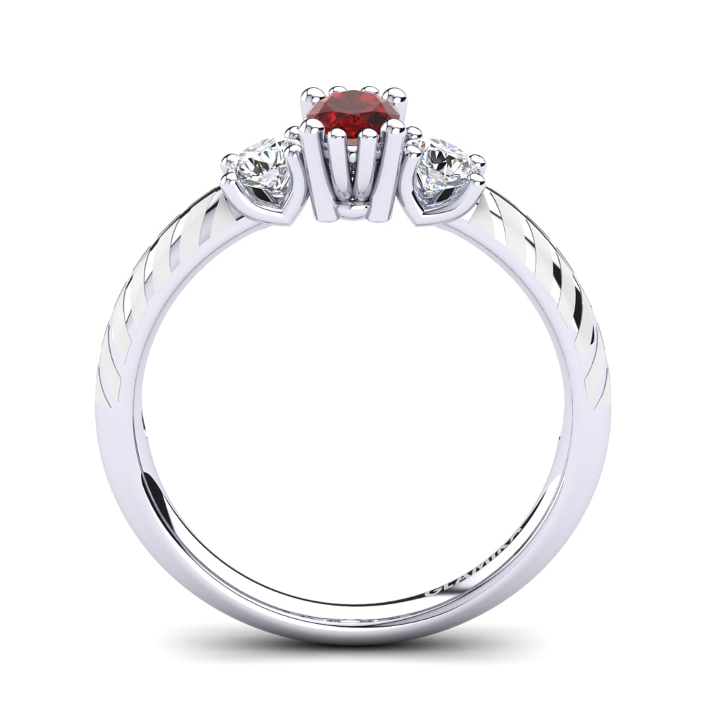 Ruby Engagement Ring Enrica