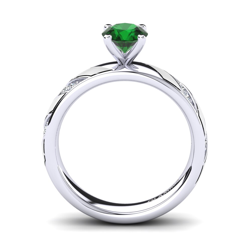 Swarovski Green Engagement Ring Gioconda