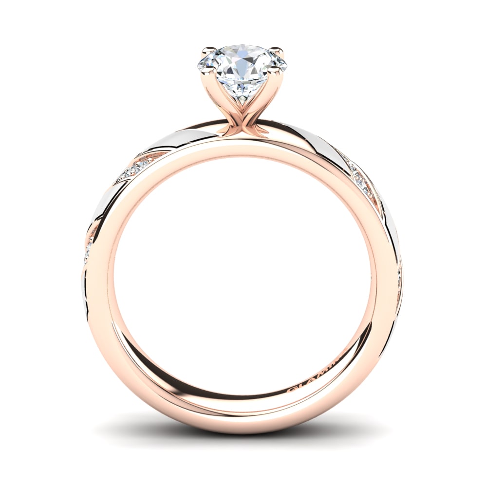 14ct Rose Gold Engagement Ring Gioconda