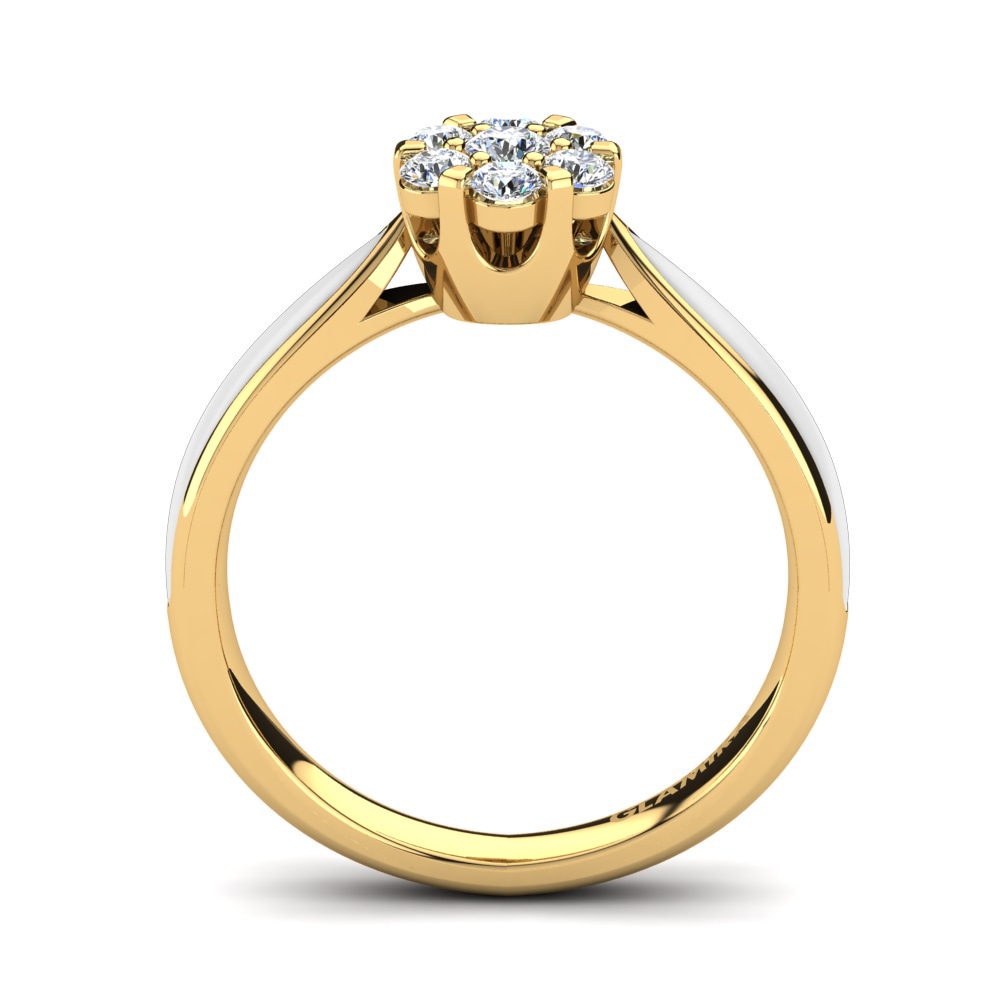 Gelbgold 375 Ring Giordana