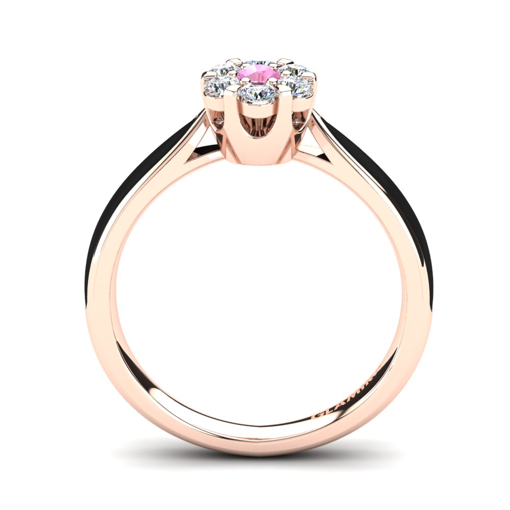 Rosa Turmalin Ring Giordana