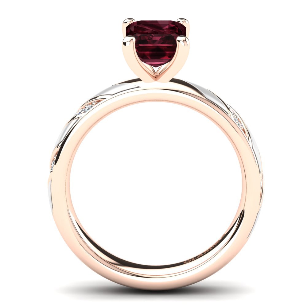 Garnet Engagement Ring Ildegonda