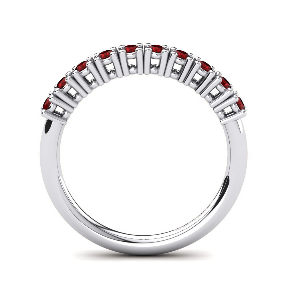 Round Ruby Ring Edera