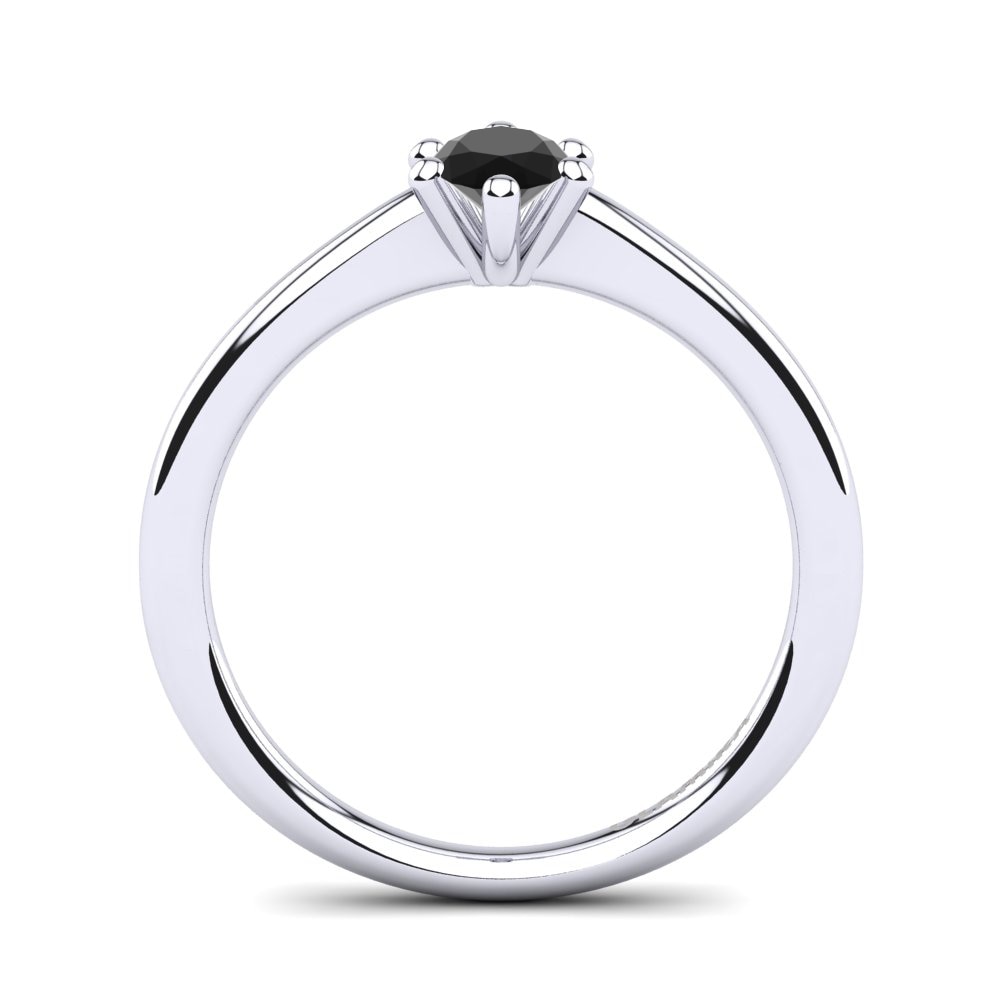 Black Sapphire Women's Ring Egidia