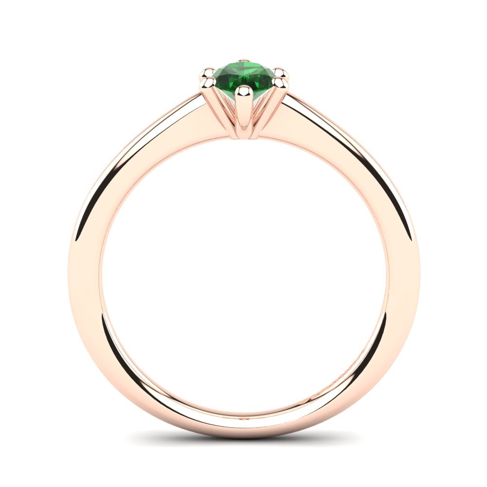 Green Zirconia Women's Ring Egidia