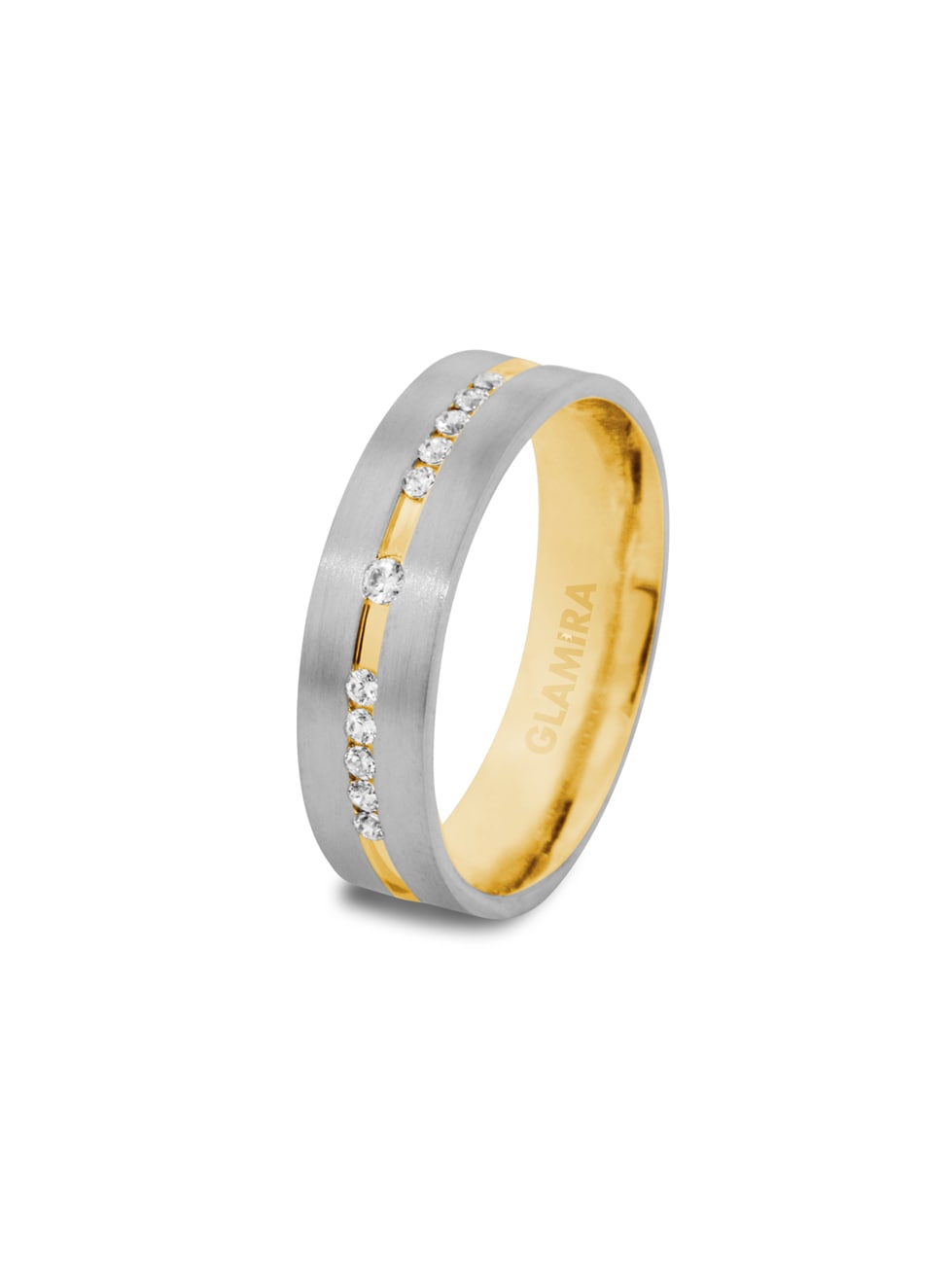 18ct White & Yellow Gold Women's Wedding Ring Heavenly Dream