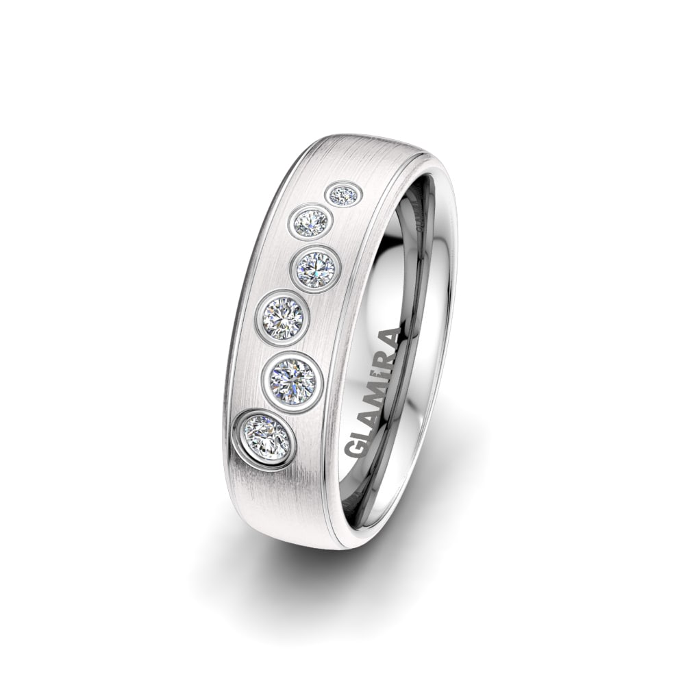 Diamant De Synthèse Alliance pour femme Wondrous Lucy 6 mm