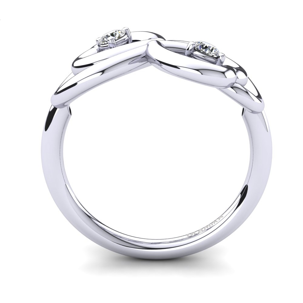 White sapphire Ring Florisel