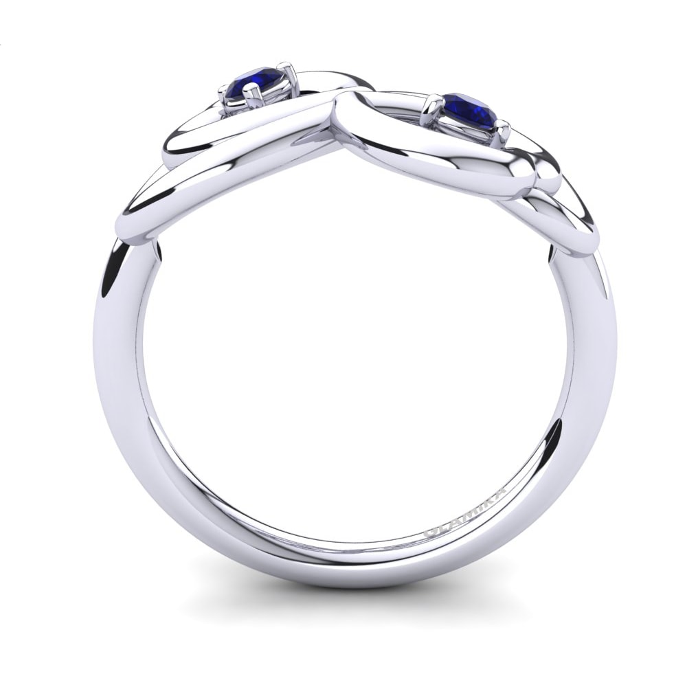 Dark Blue Zirconia Ring Florisel