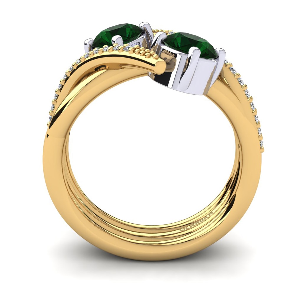 Green Zirconia Ring Fredonia
