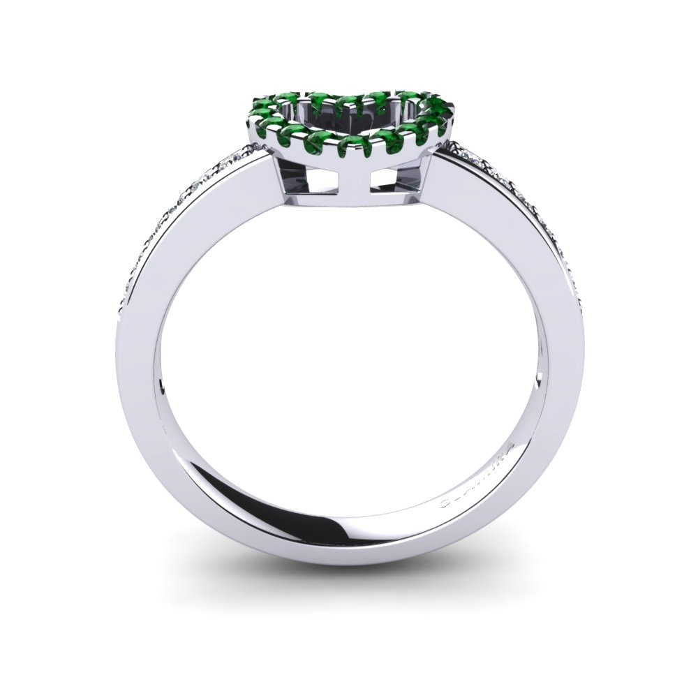 Circonita Verde Anillo Mia