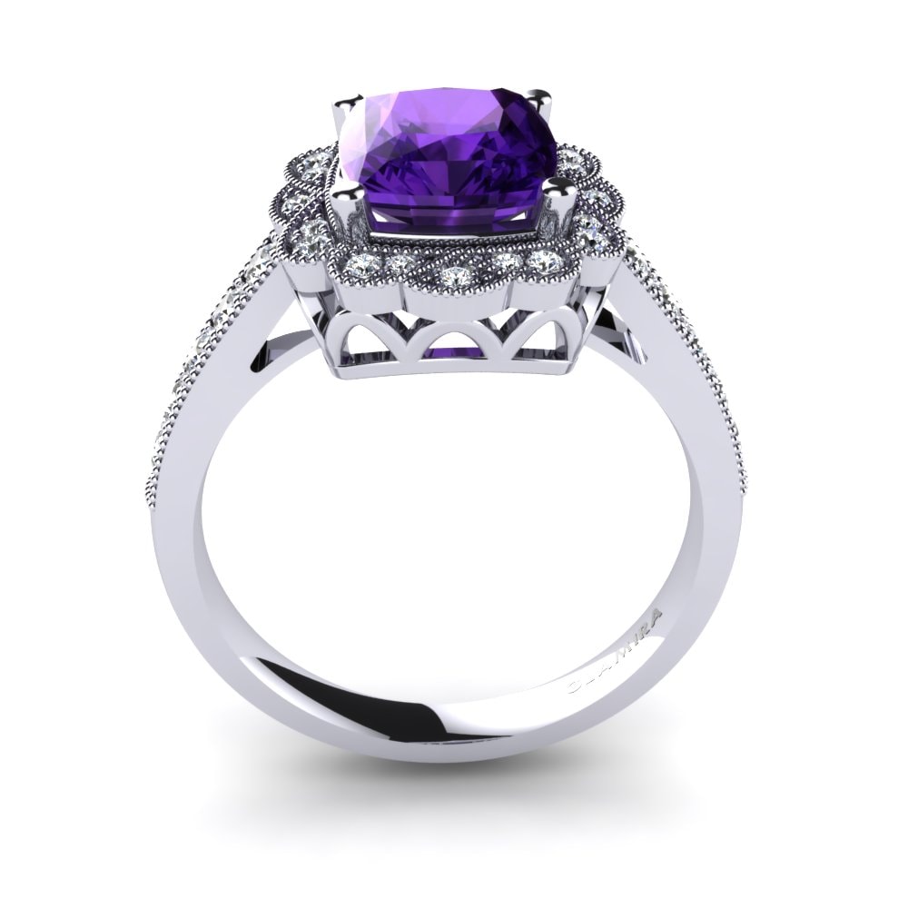 Amatista Anillo de compromiso Coco