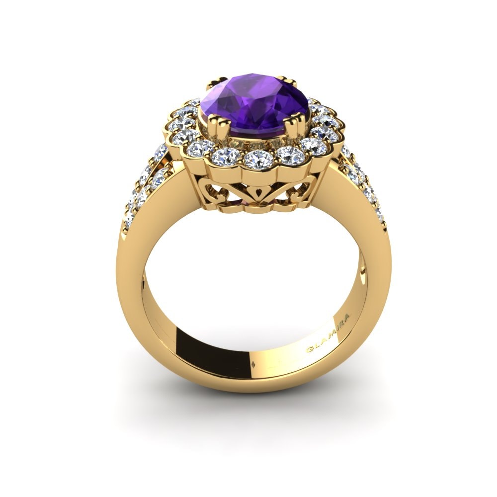 Amatista Anillo de compromiso Esther
