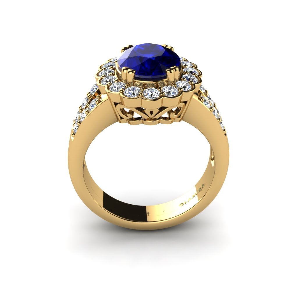 Zafiro Anillo de compromiso Esther
