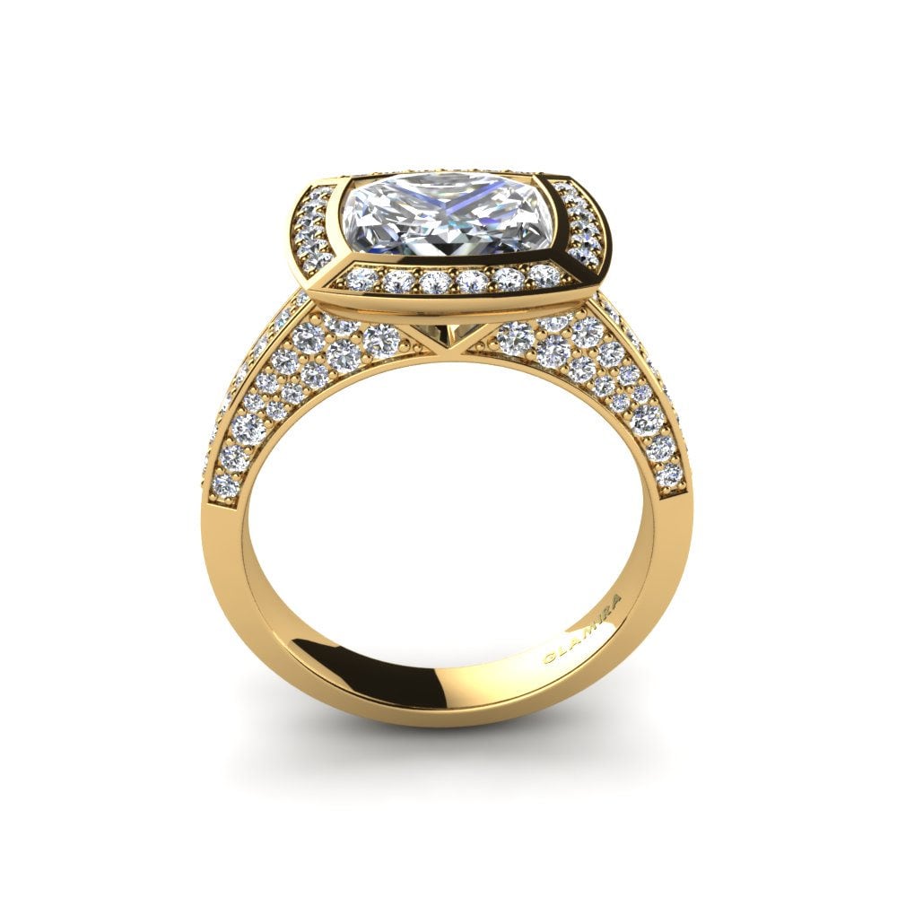 9ct Yellow Gold Engagement Ring Shelby