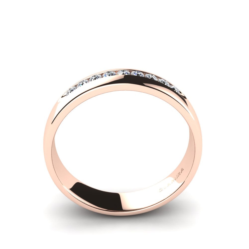 14K Rood Goud Zirkoon Ringen Rebecca