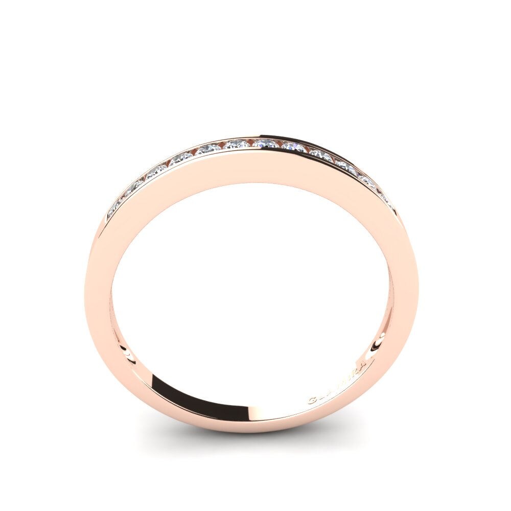 14K Rood Goud Zirkoon Ringen Olivia