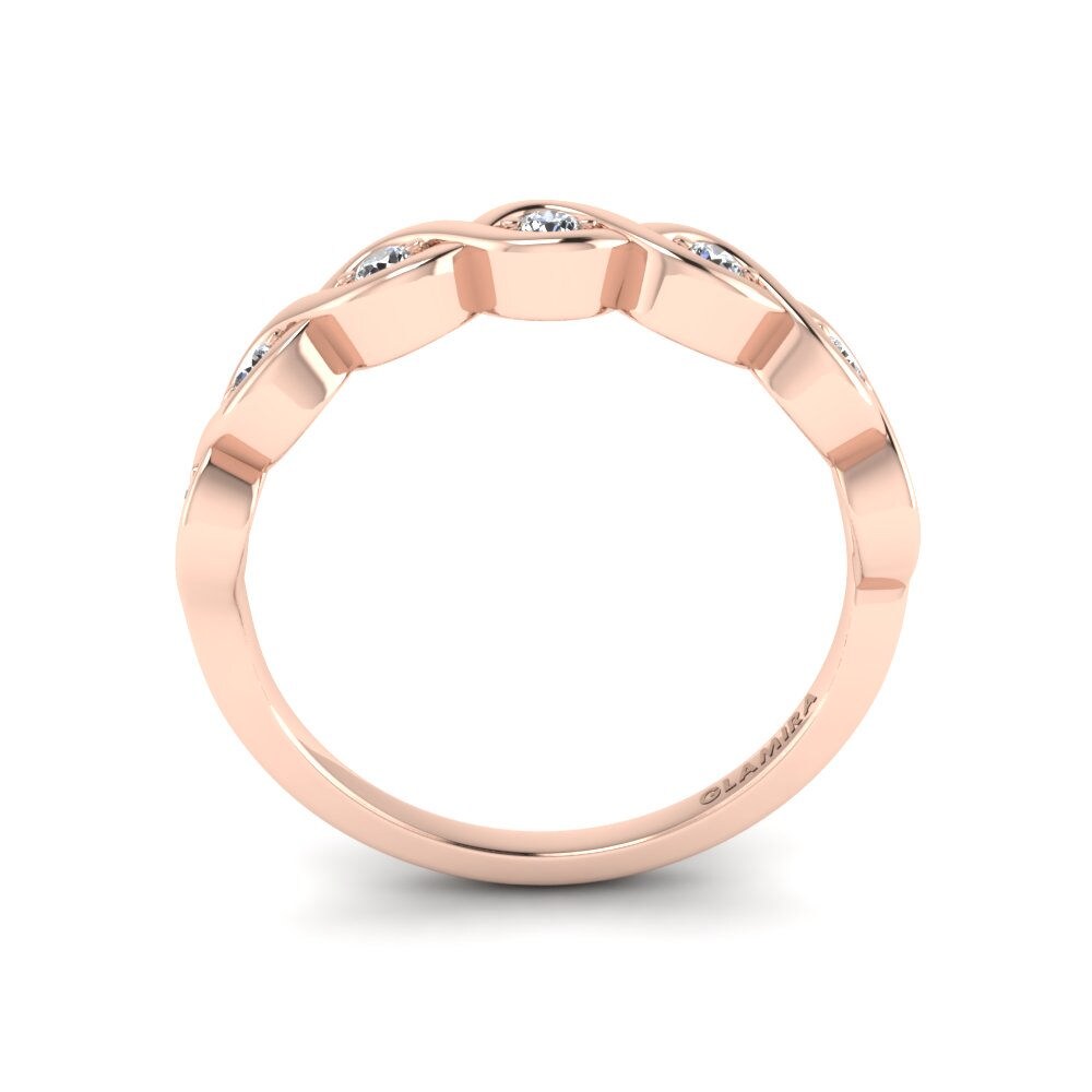 14K Rood Goud Zirkoon Ringen Molly