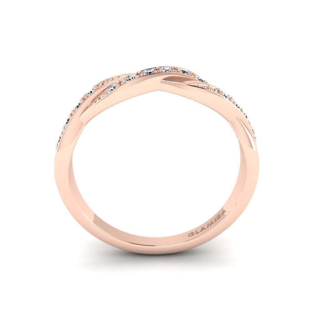14K Rood Goud Zirkoon Ringen Megan