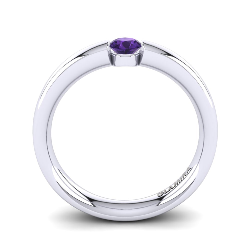 Amethyst Engagement Ring Alexis