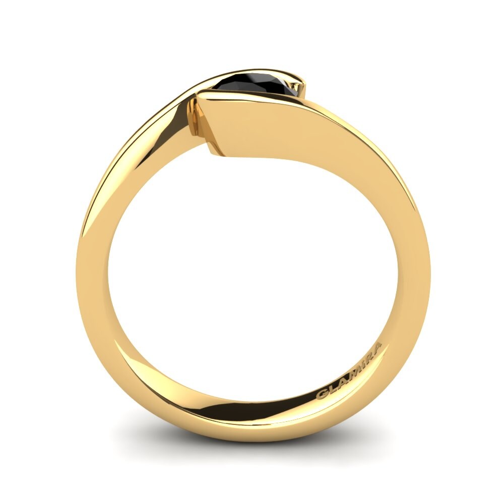 14K Geel Goud Verlovingsring Bridal Luxuy 0.5crt