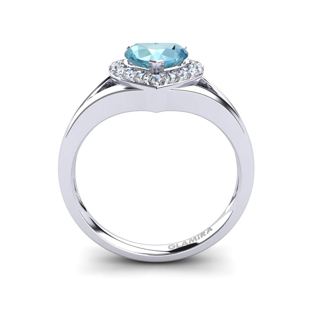 Aquamarine Engagement Ring Miranda