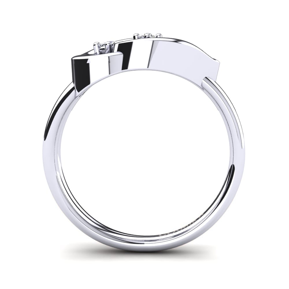 White sapphire Ring Alda