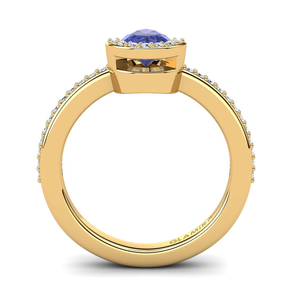 Tanzanite Engagement Ring Sagita