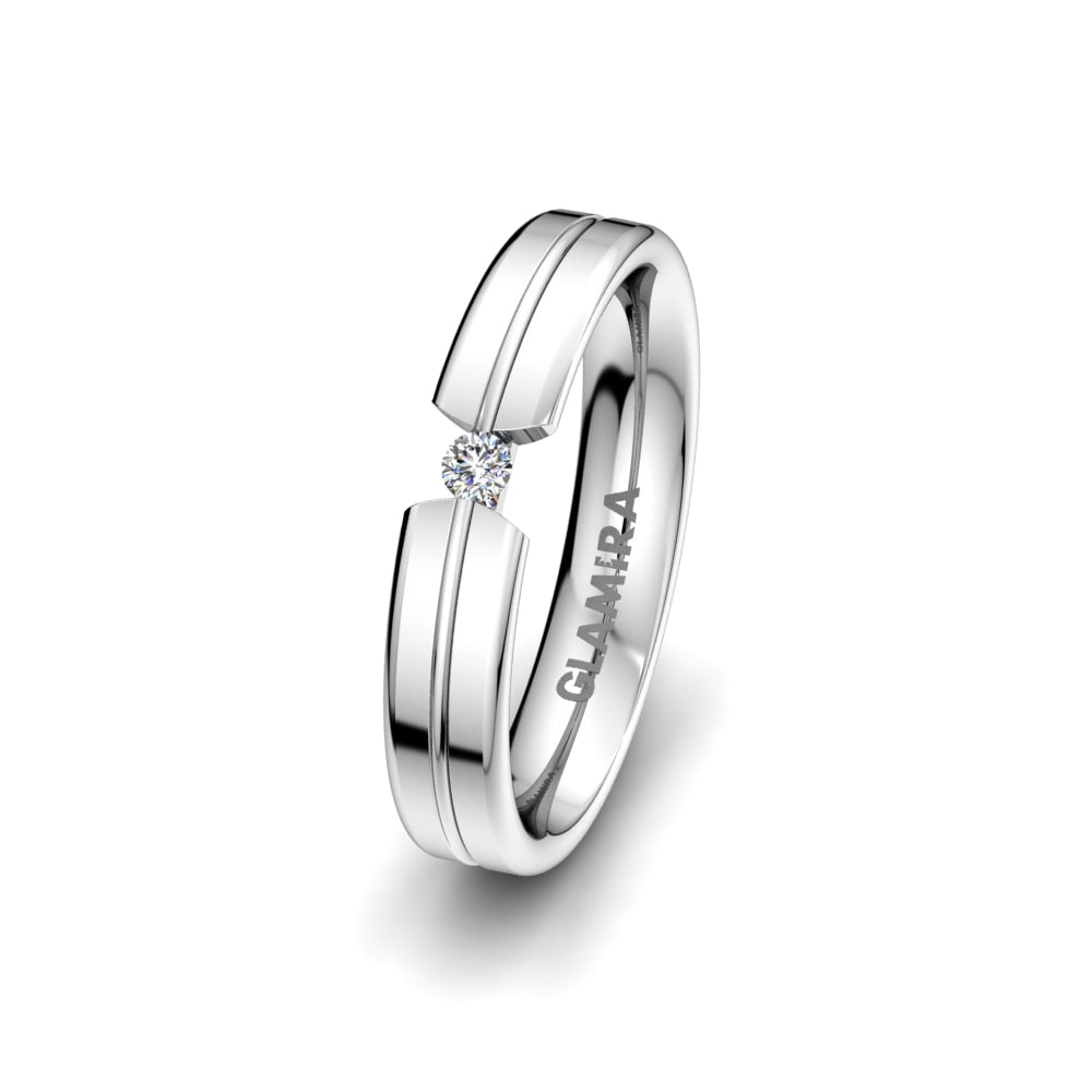 Diamant Brilliant Dámský snubní prsteny Bright Nature 4 mm