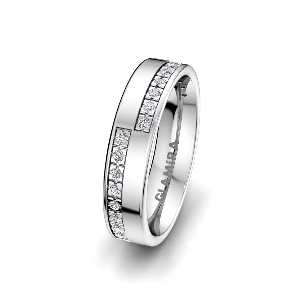 Exclusive Women’s Wedding Rings Women's Dynamic Trust 585 White Gold Zirconia